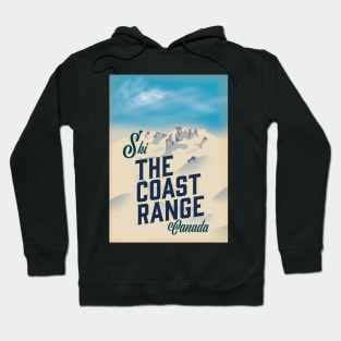 The Coast Range Canada Ski poster Hoodie